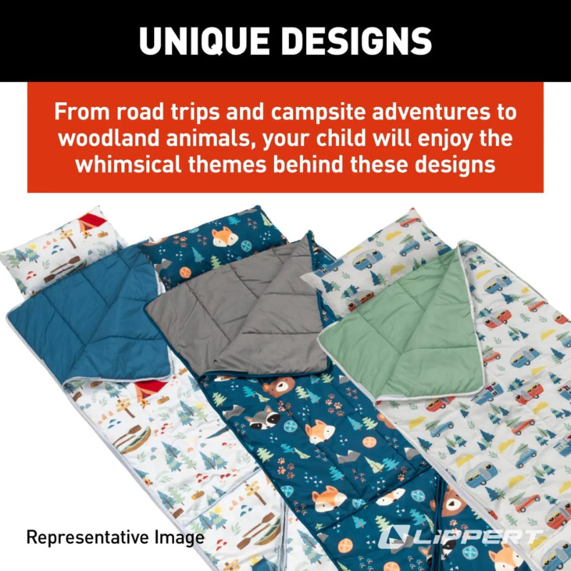 Lippert Components 2022107837 Lippert Sleeping Bag for Children - Road Trip