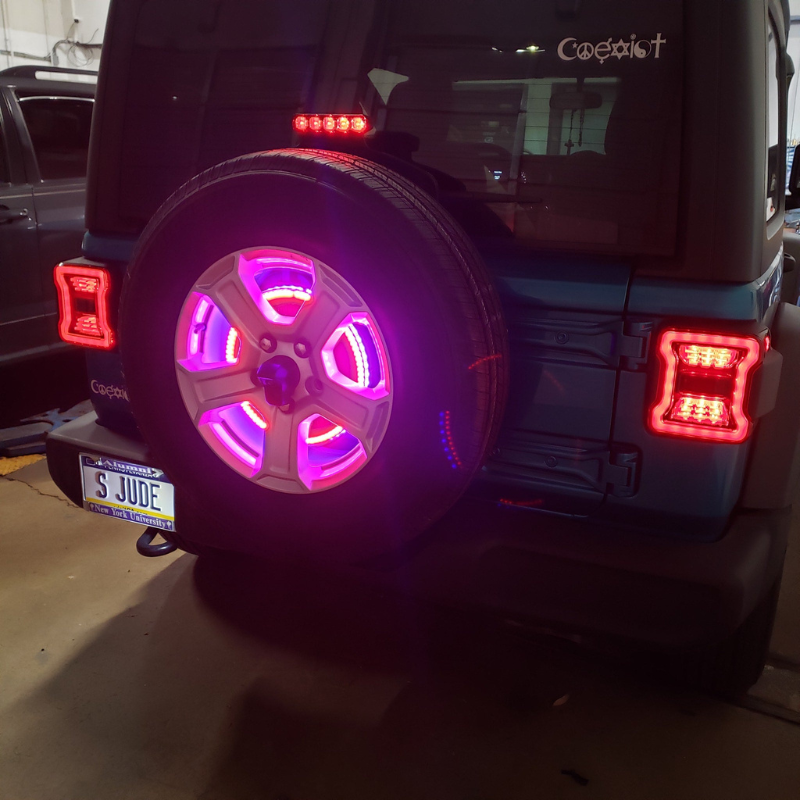 Oracle Lighting 5852-504 2018-2023 Jeep Wrangler JL Black Series LED Tail Lights