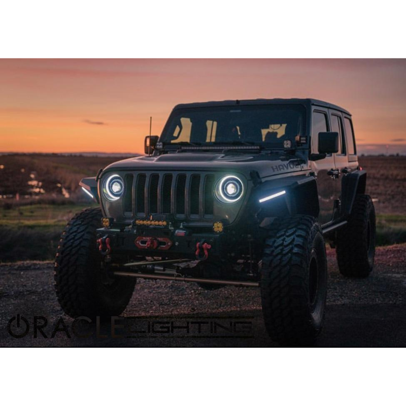 Oracle Lighting 5839-504 2018-2023 Jeep Wrangler JL Oculus™ Bi-LED Projector Headlights Assembly