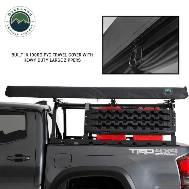 Overland Vehicle Systems 18059909 Nomadic Awning 2.5 - 8.0 With Black Cover Universal