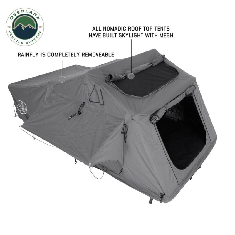 Overland Vehicle Systems 18339936 Nomadic 3 Extended Roof Top Tent