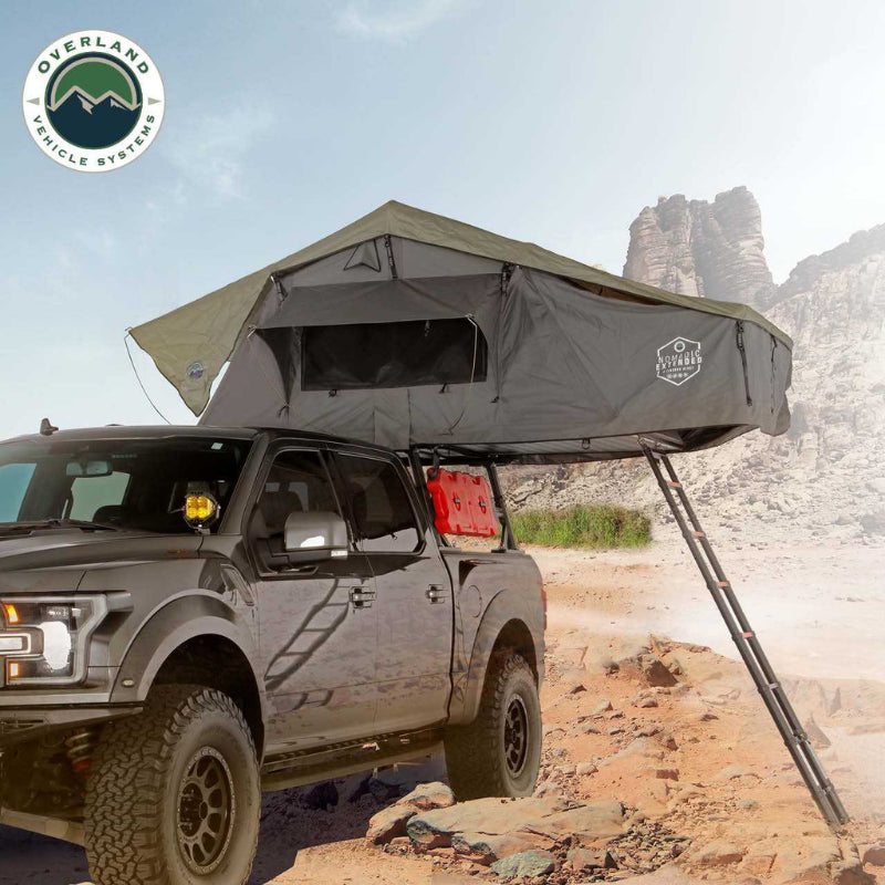 Overland Vehicle Systems 18349936 Nomadic 4 Extended Roof Top Tent