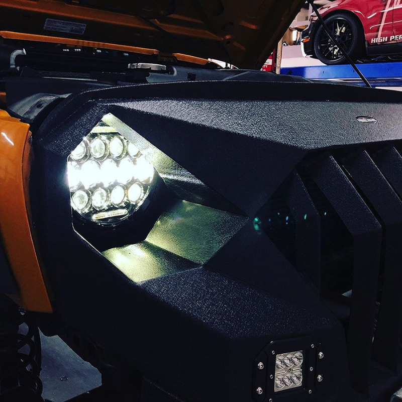 Quake LED QTE903 2018-2023 Jeep Wrangler JL 9" RGB Headlights