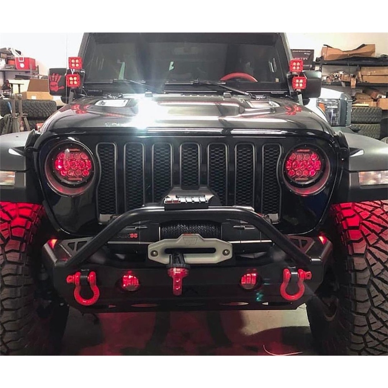 Quake LED QTE903 2018-2023 Jeep Wrangler JL 9" RGB Headlights