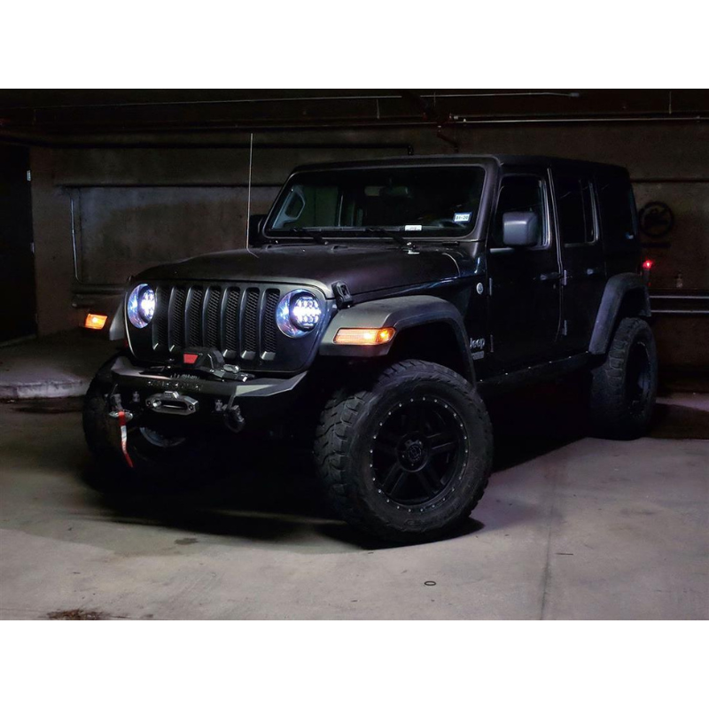 Quake LED QTE903 2018-2023 Jeep Wrangler JL 9" RGB Headlights