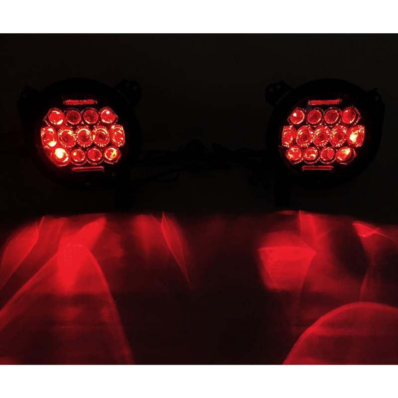 Quake LED QTE903 2018-2023 Jeep Wrangler JL 9" RGB Headlights