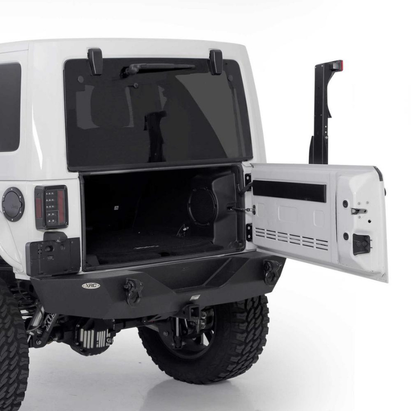 Smittybilt 2843 2007-2018 Jeep Wrangler JK Pivot Heavy-Duty Oversized Spare Tire Carrier
