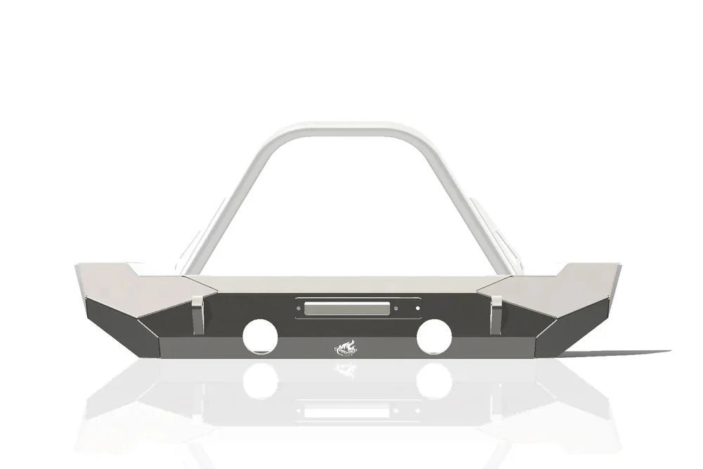Crawltek Revolution CWLJK10201 Pyro Mid-width Front Bumper - Steel | Jeep Wrangler JK