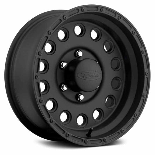 Toyota Tacoma 15''X10'' 5X4.5 -47mm Black Wheels 1996-2004 Raceline Rock Crusher 887B-50012
