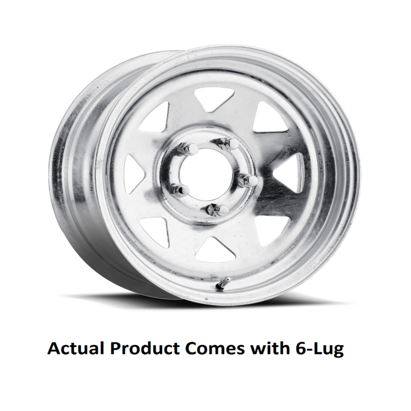 Toyota Tacoma 16''X6'' White Steel Wheels 1995-2023 Cragar Highway Series 1622669400B With Red And Blue Strips