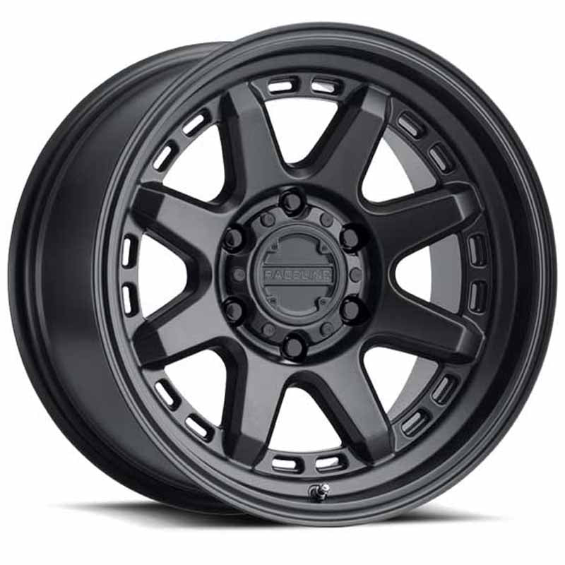 Toyota Tacoma 16''X8'' 5X114.3 0mm Black Wheels 1996-2004 Raceline Scout Satin 947B-68012-00