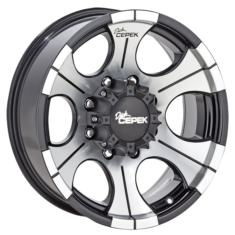 Toyota Tacoma 16''X8'' Gloss Black And Machined Finish Wheels 1995-2023 Cepek Wheel 250704