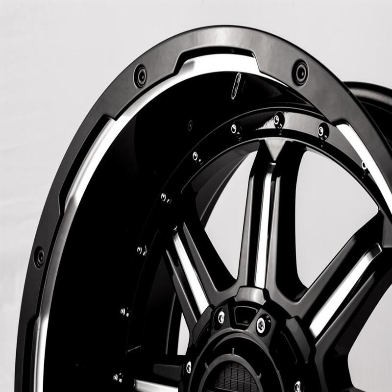Toyota Tacoma 17''X9'' Gloss Black Wheels 2000-2015 Grid Wheels GD1017090027M1578 With Milled Accents