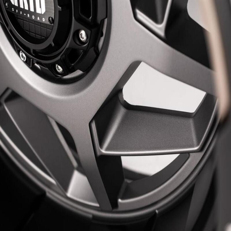 Toyota Tacoma 17''X9'' Matte Anthracite Wheels 2000-2015 Grid Wheels GD1417090027A178 With Black Lip