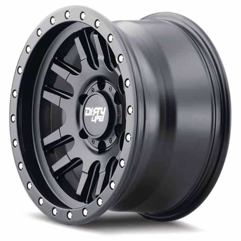 Toyota Tacoma 17''X9'' Matte Black Wheels 1995-2023 Dirty Life Race Wheels 9309-7983MB12