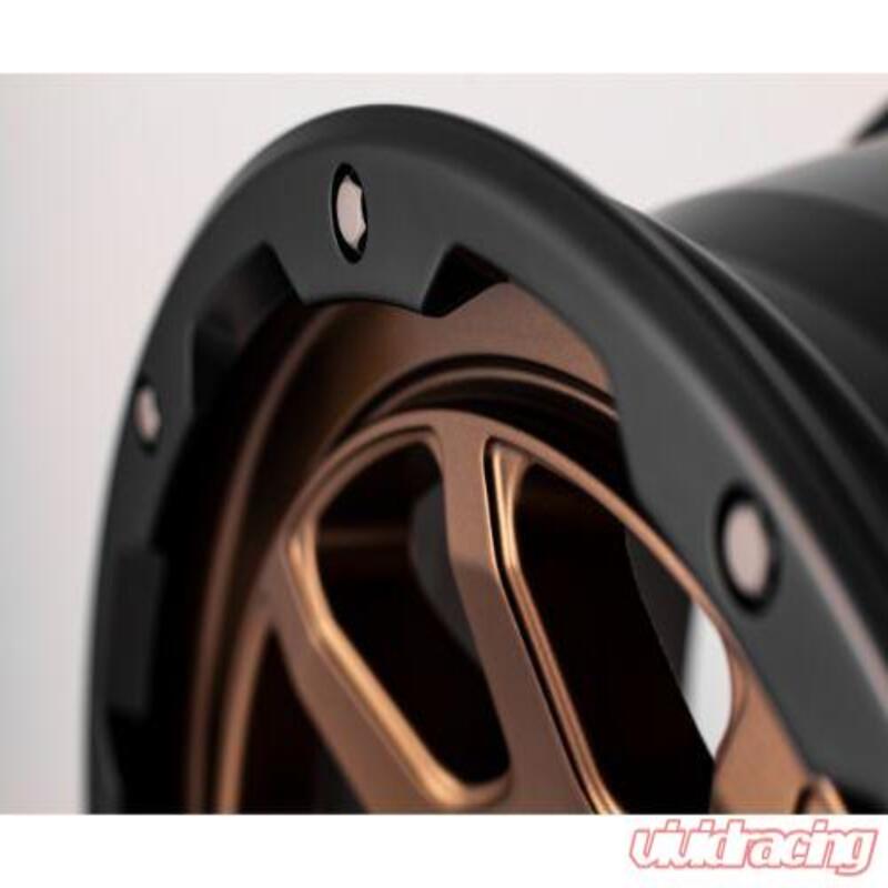 Toyota Tacoma 17''X9'' Matte Bronze Wheels 2000-2015 Grid Wheels GD1517090027Y0078 With Black Lip