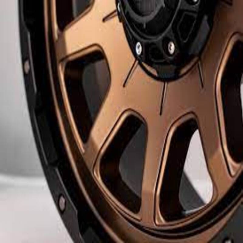 Toyota Tacoma 17''X9'' Matte Bronze Wheels 2000-2015 Grid Wheels GD1517090027Y0078 With Black Lip