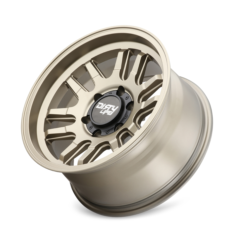 Toyota Tacoma 17''X9'' Satin Gold Wheels 1995-2023 Dirty Life Race Wheels 9310-7983MGD12