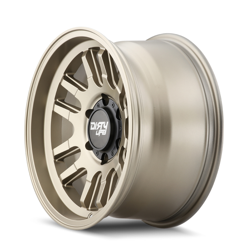 Toyota Tacoma 17''X9'' Satin Gold Wheels 1995-2023 Dirty Life Race Wheels 9310-7983MGD12
