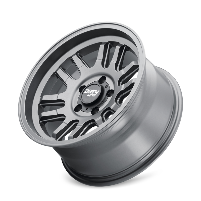 Toyota Tacoma 17''X9'' Satin Graphite Wheels 1995-2023 Dirty Life Race Wheels 9310-7983MGT12