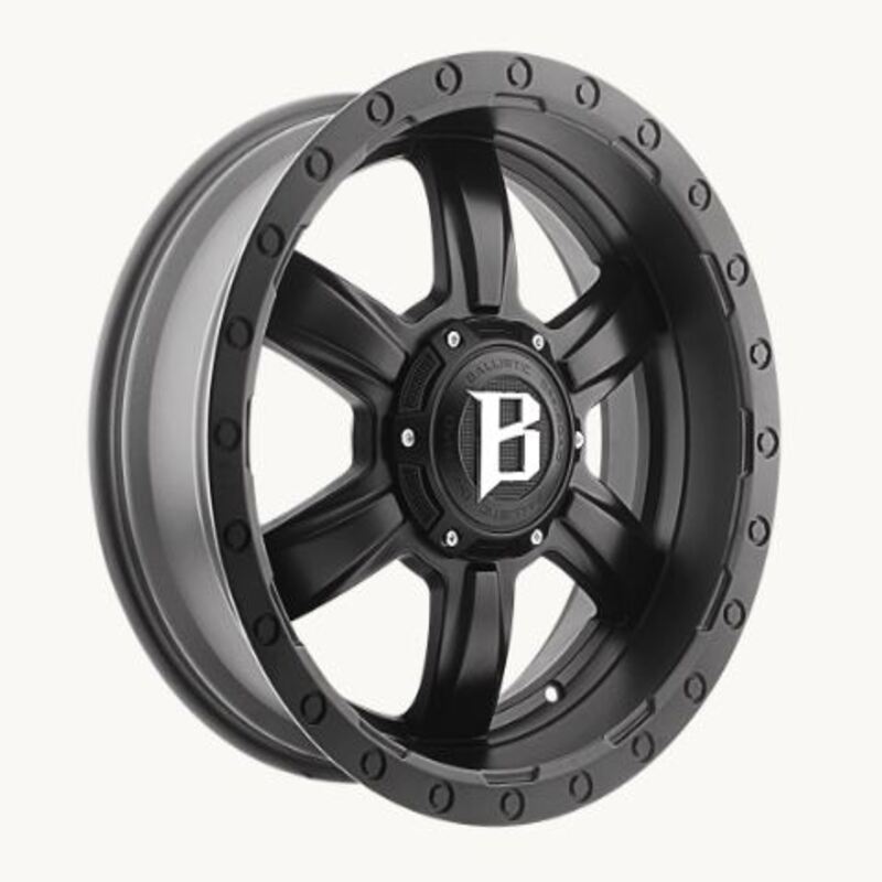 Toyota Tacoma 20''X9'' Flat Black Wheels 2000-2015 Ballistic Wheels 962290060-12FB