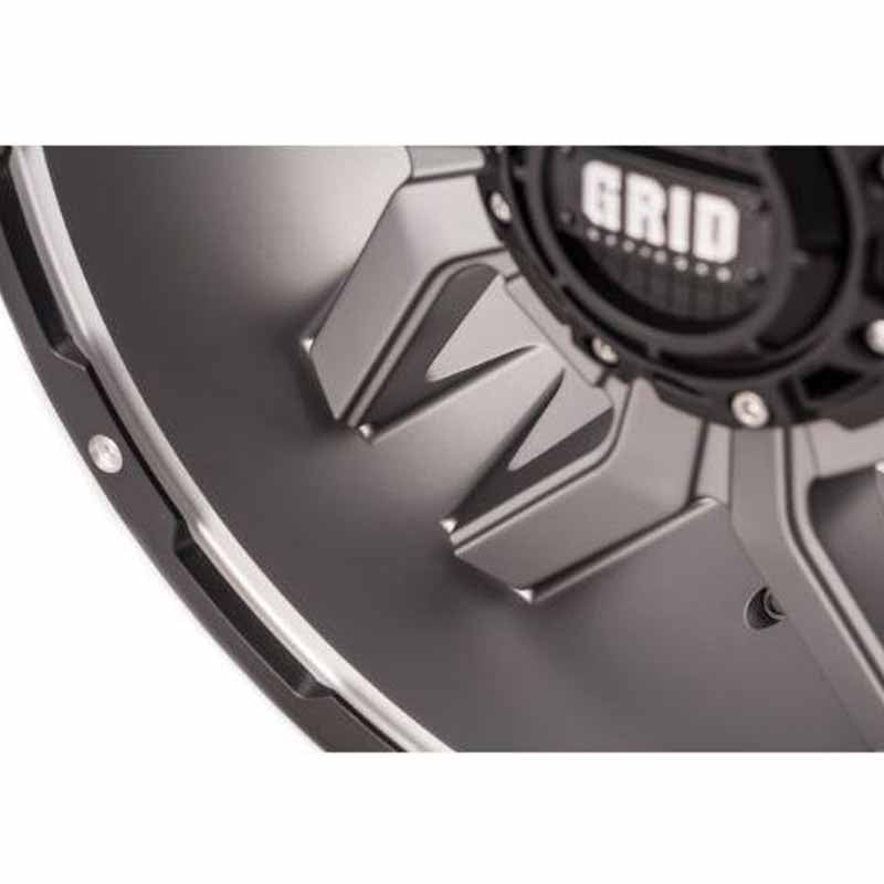 Toyota Tacoma 20''X9'' Matte Anthracite Wheels 2000-2015 Grid Wheels GD0720090027A0078 With Black Lip