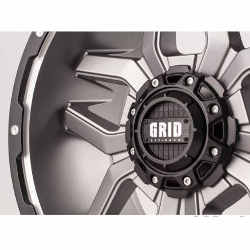 Toyota Tacoma 20''X9'' Matte Anthracite Wheels 2000-2015 Grid Wheels GD0720090027A0078 With Black Lip
